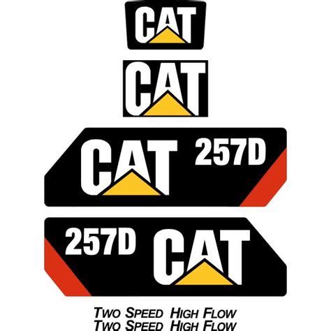 257D Loader Decal Set / Sticker Kit